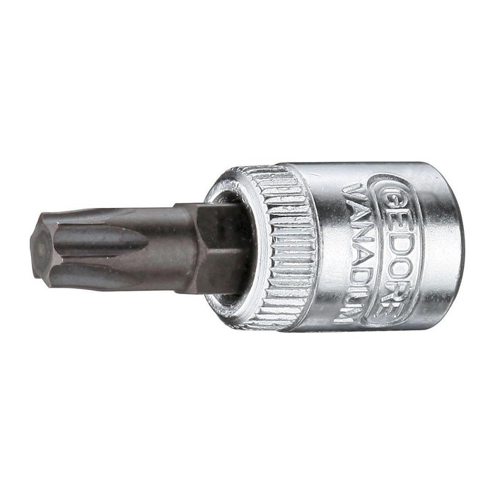 GEDORE 1/4 Zoll Innen-TX Steckschlüsseleinsatz Größe: T 8 Länge: 37,0 mm
