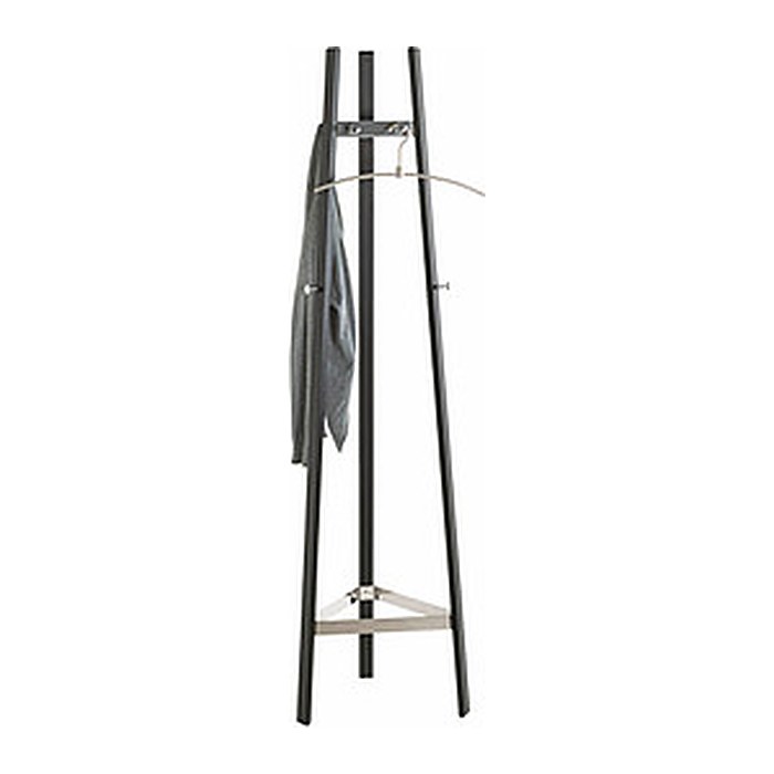 HAKU Möbel Kleiderständer 52254 schwarz Metall 9 Haken 47,0 x 177,0 cm, 1 St.
