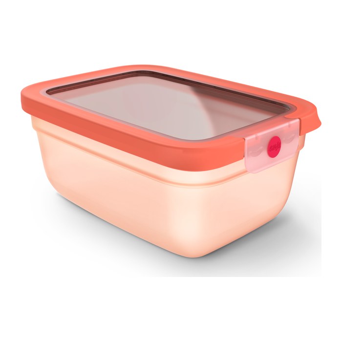 emsa Frischhaltedose ONECLICK 9,4 cm hoch orange 1,5 l, 1 St.