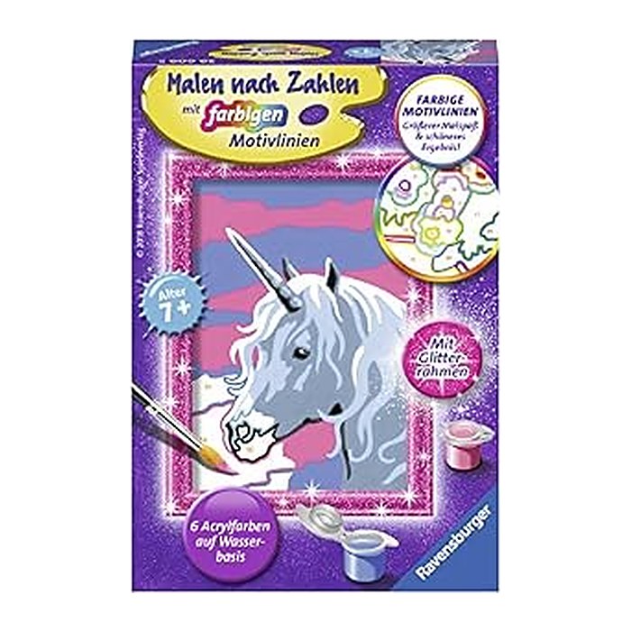 Ravensburger Malen-nach-Zahlen Einhorn mehrfarbig