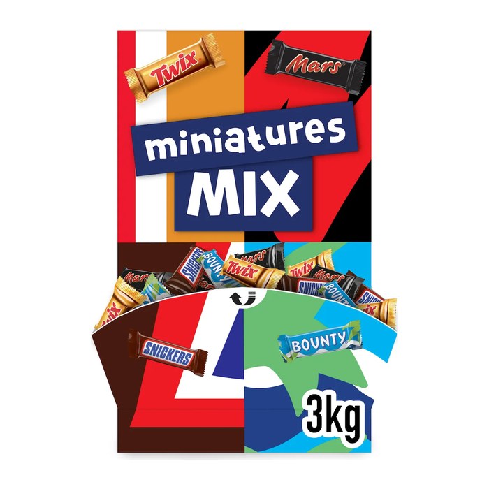 Miniatures® Mix Schokoriegel 3,0 kg, 99 St.