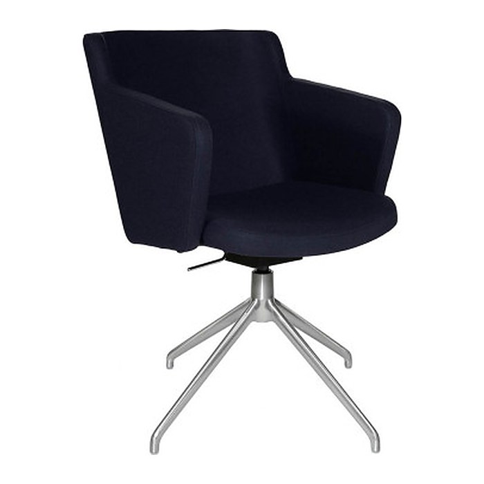 Topstar Besuchersessel SFH 1.0 dunkelblau edelstahl, Optik matt Stoff 58,0 x 66,0 x 87,0 - 90,0 cm, 1 St.