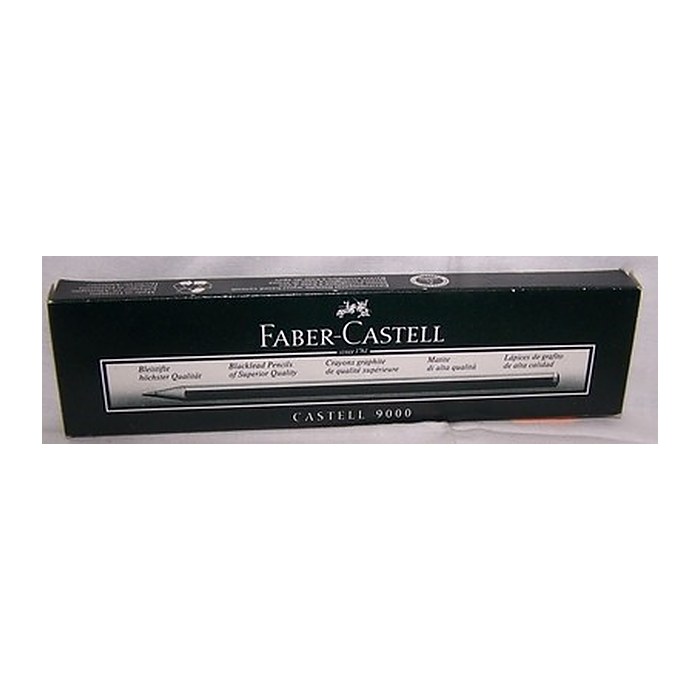 FABER-CASTELL 9000 Bleistift 4H grün, 1 St.