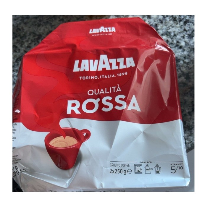 LAVAZZA Qualita Rossa Kaffee, gemahlen, Arabica- und Robustabohnen