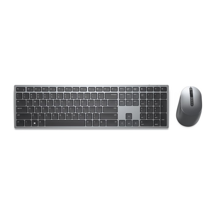 DELL Premier Multi-Device Tastatur-Maus-Set kabellos grau, schwarz