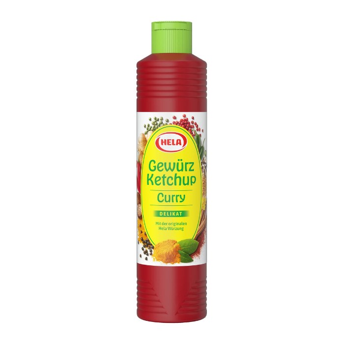 HELA Gewürz Ketchup CURRY DELIKAT 800,0 ml, 1 St.