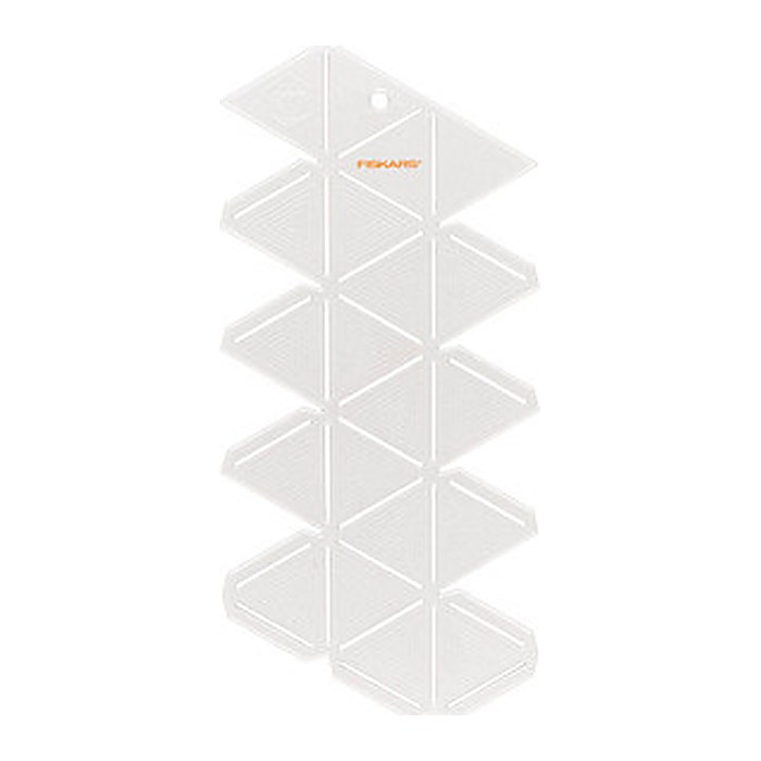 FISKARS® Stanzschablone 3D Geode Vorlage weiß