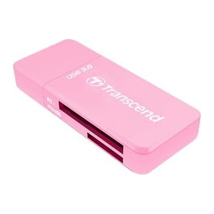 Card Reader Transcend F5 USB3.0 SD/microSD Card Reader pink