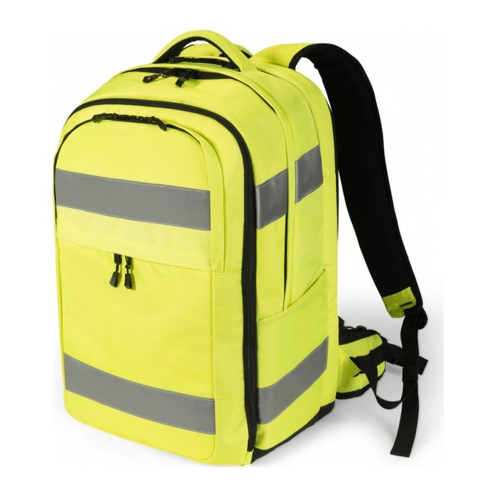 DICOTA Rucksack Hi-Vis Recycling-PET gelb 32,0 - 38,0 l