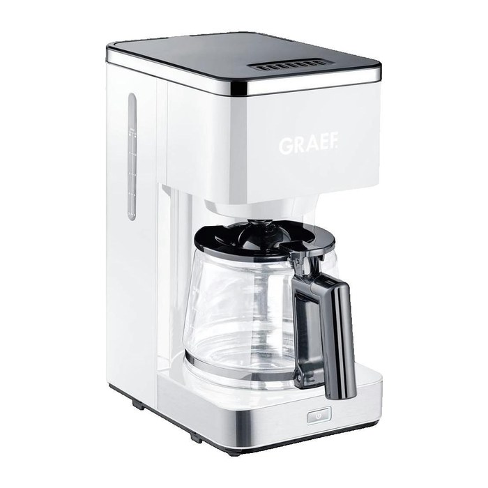 GRAEF FK401 Kaffeemaschine weiß, 10 -15 Tassen