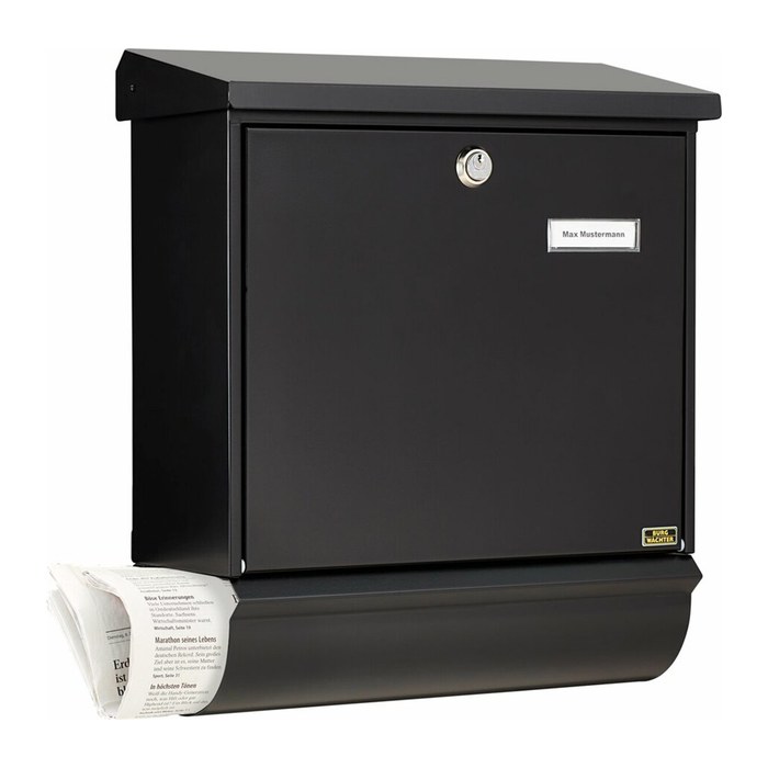 BURG WÄCHTER Briefkasten Comfort 32650 schwarz