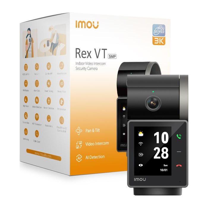 IMOU IPCam Rex VT Pro 5MP WLAN 3K IR 20m