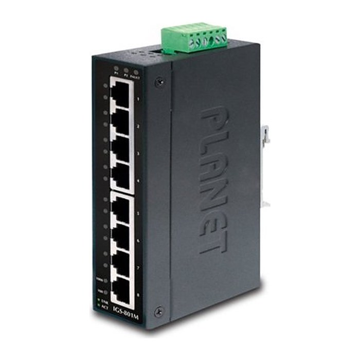 PLANET 8-Port 10/100/1000Mbps Managed Industrial Ethernet