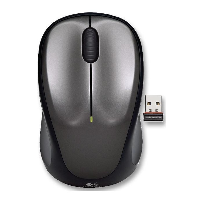 Logitech M235 Maus kabellos grau