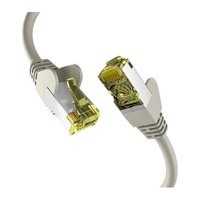 EFB RJ45 Patchkabel S/FTP Cat.6a PIMF 20.00m grau