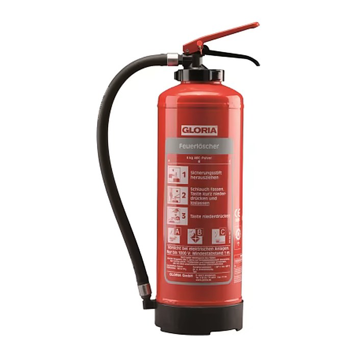 GLORIA P6Easy Feuerlöscher Pulver 6,0 kg