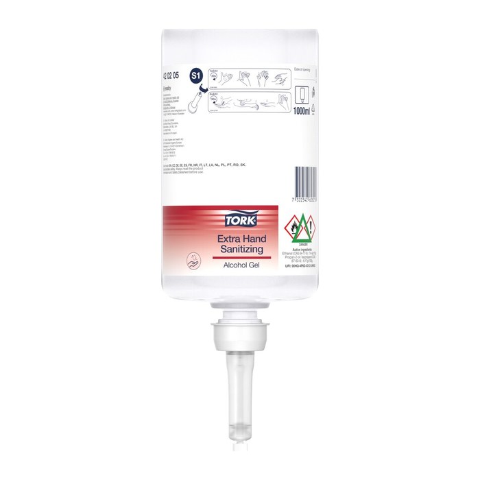 TORK Extra desinfizierendes Händedesinfektionsgel 1 l