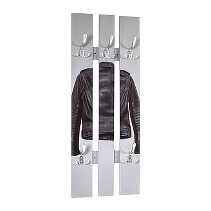 HAKU Möbel Wandgarderobe 17866 Lederjacken Holz 5 Haken 40,0 x 100,0 cm, 1 St.