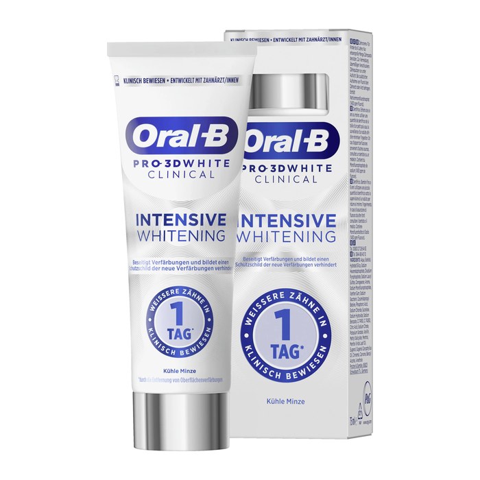Oral-B PRO 3D WHITE INTENSIVE WHITENING kühle Minze Zahnpasta 75 ml