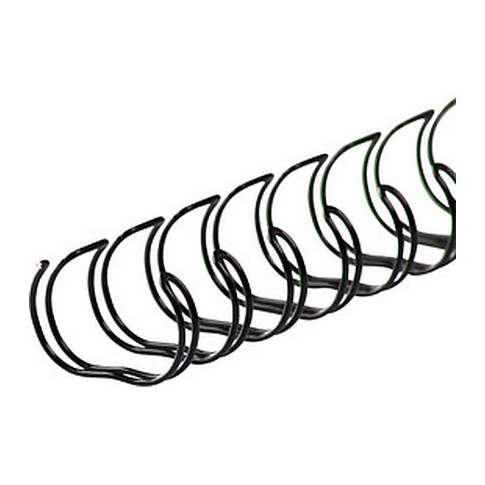 LMG Drahtbinderücken schwarz für 160 Blatt, 50 St.