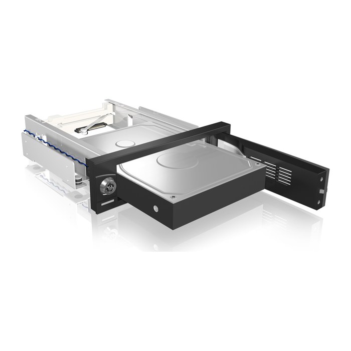ICY BOX Wechselrahmen 3.5 Zoll SATA für 5.25 IB-168SK-B
