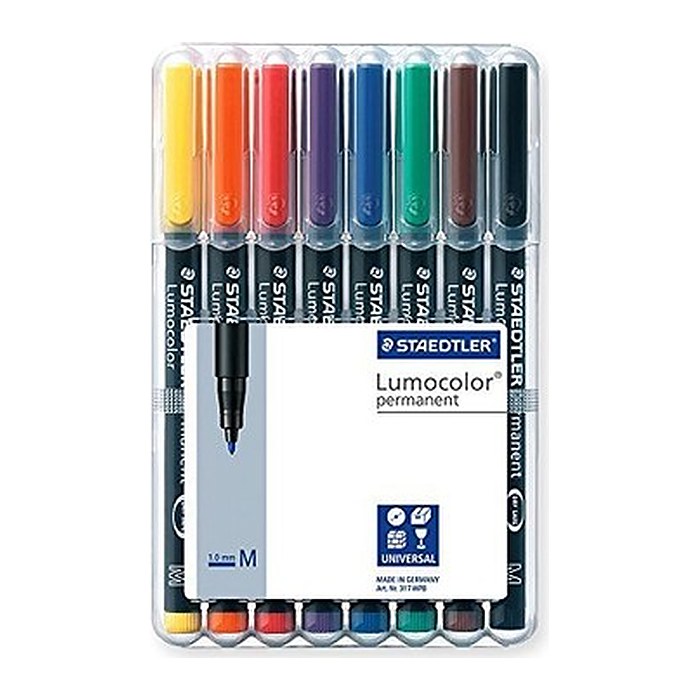 STAEDTLER Folienstift Lumocolor M perm 8St