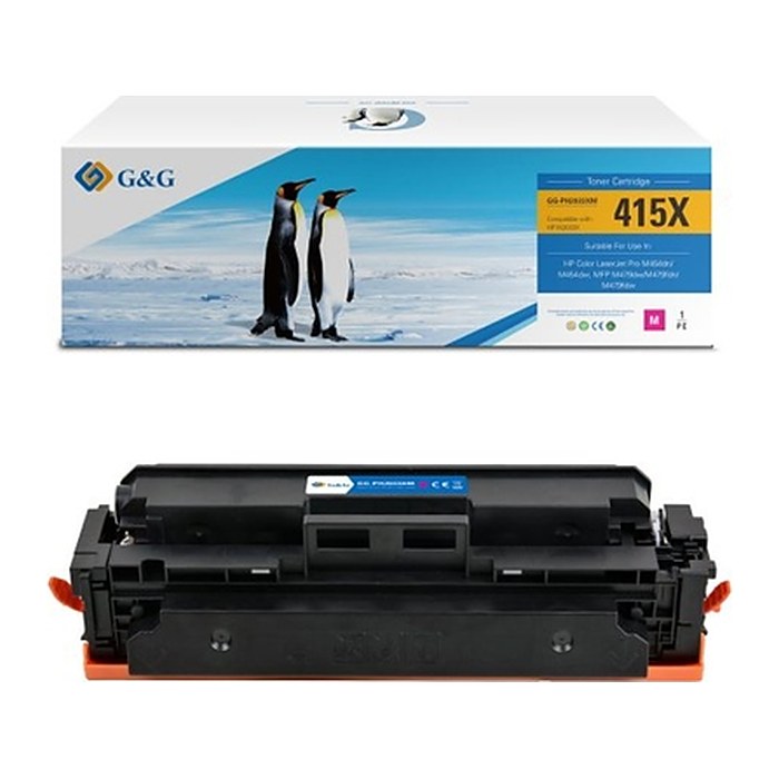G&G XL-Toner kompatibel mit HP 415X/ W2033X