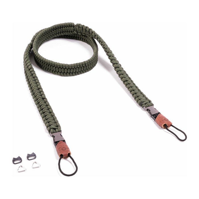 C-ROPE Kameragurt Traveler aus Paracord 125cm Military Olive retail