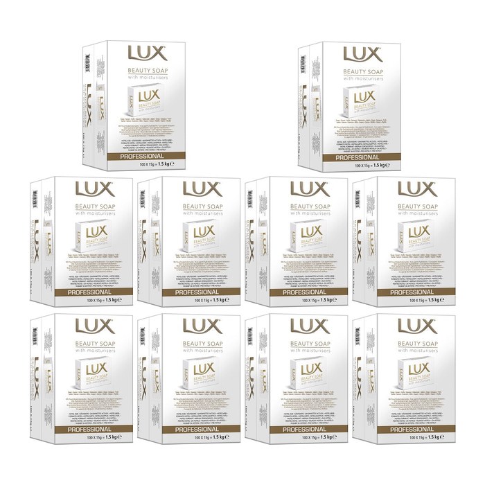 LUX® PROFESSIONAL Feste Seife 100 x 15,0 g, 100 St.