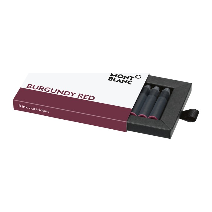 MONTBLANC Tintenpatronen für Füller Burgundy Red burgunderrot, 8 St.