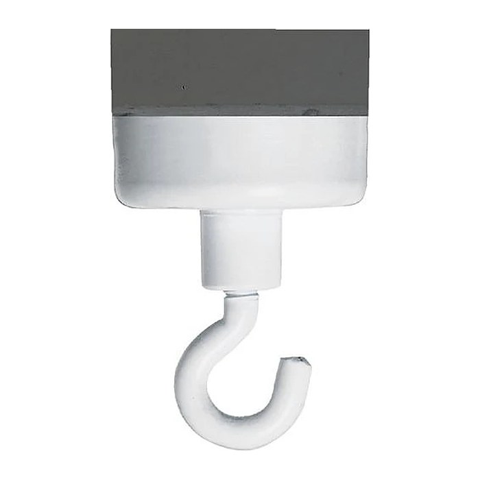 FRANKEN Magnethaken weiß, Metall Ø 37,0 mm, 1 St.