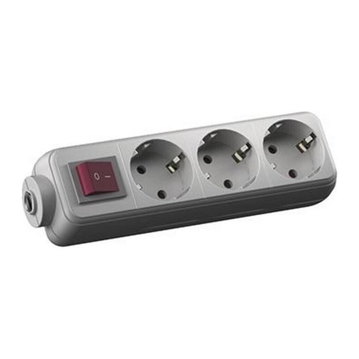 BACHMANN SELLY 3-fach Steckdosenleiste mit Schalter 1,5 m weiß