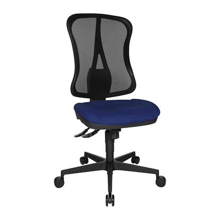 Topstar Bürostuhl Head Point SY, HE200 G26 Stoff blau, Gestell schwarz