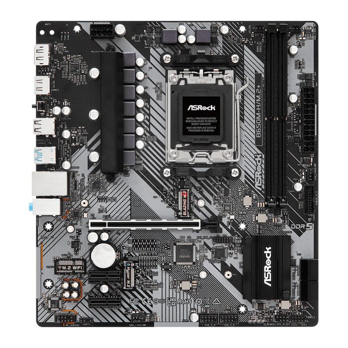 ASRock B650M-H/M.2+ AM5 mATX HDMI/DP DDR5