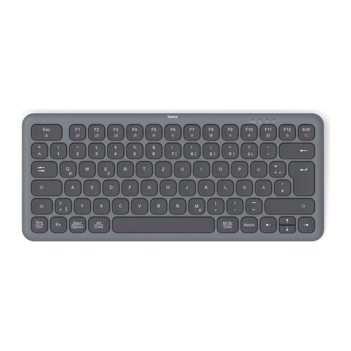 hama WK-500 Tastatur kabellos schwarz