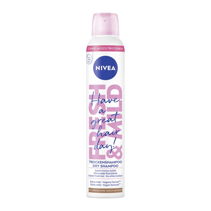 NIVEA FRESH & MILD Mittlere Haartöne Trockenshampoo 200,0 ml