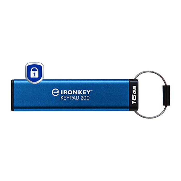 USB-Stick 16GB Kingston IronKey Keypad 200 retail