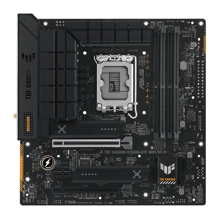 ASUS TUF GAMING B760M-BTF WIFI D4 (INTEL,1700,DDR4,mATX)