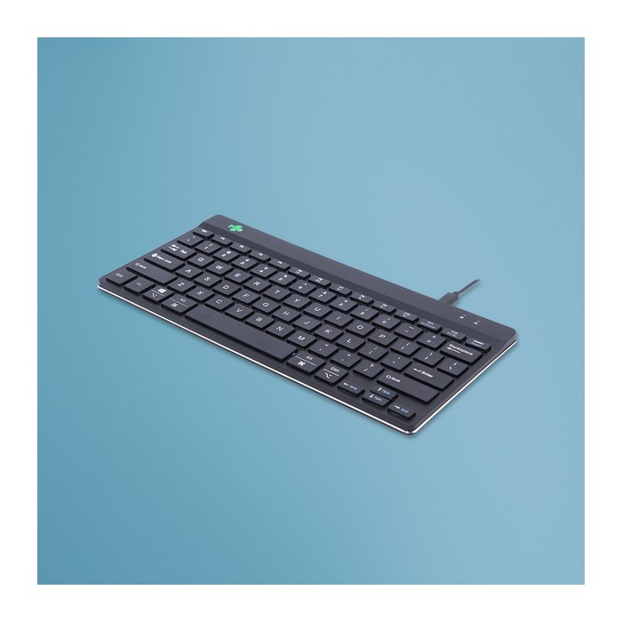 R-Go Tastatur Compact Break US-Layout verkabelt schwarz
