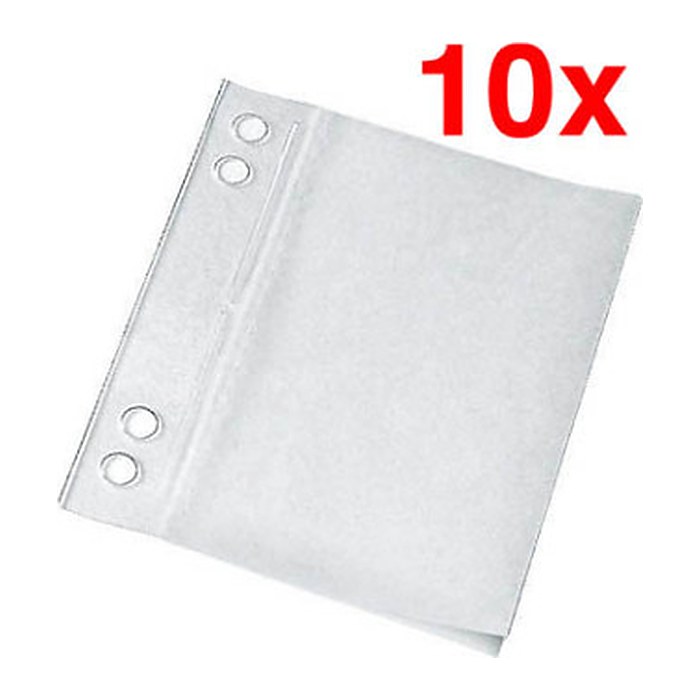 VELOFLEX Heftstreifen, selbstklebend Doppelheftfix transparent Kunststoff, 10 St.