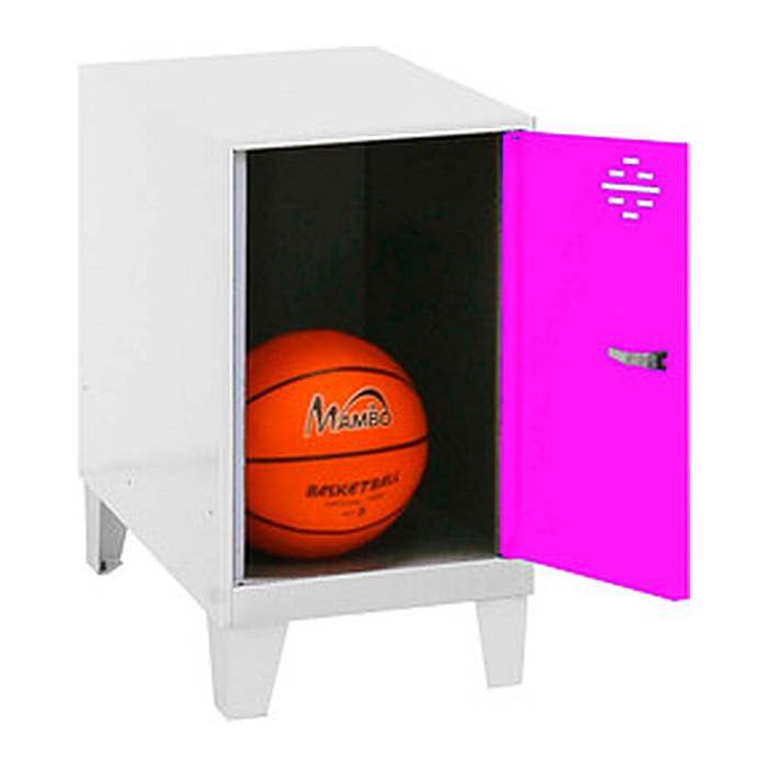 Simonrack Spind SIMONLOCKER DISM weiß, pink 8425437121319, 1 Schließfach 40,0 x 50,0 x 57,5 cm