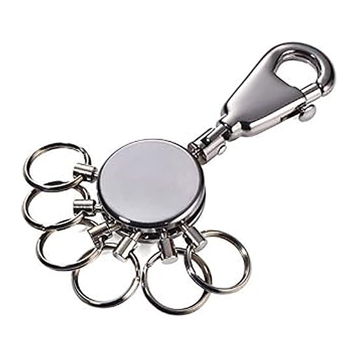 TROIKA® Schlüsselanhänger PATENT silber