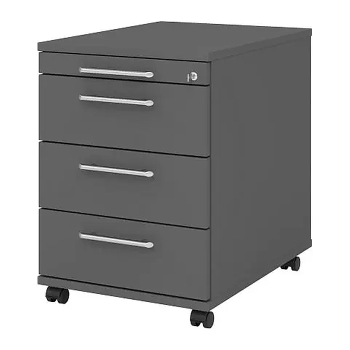 HAMMERBACHER AC30 Rollcontainer grafit 4 Auszüge 42,8 x 58,0 x 59,0 cm