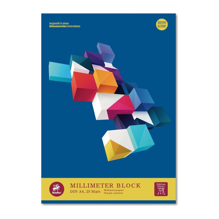 Edition Dürer Millimeterblock DIN A4 Millimeter, 1 Block
