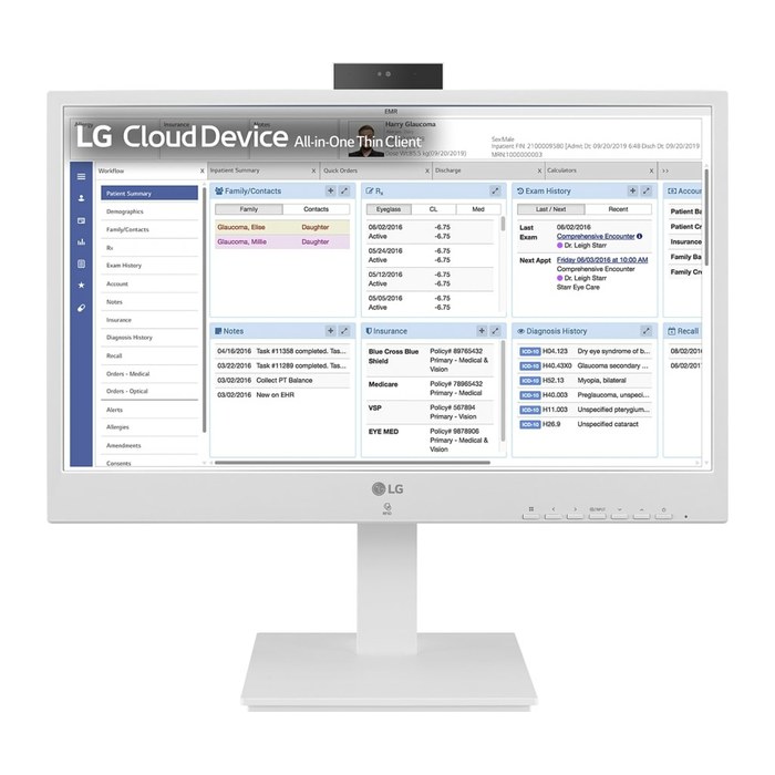LG 24CR671N-2P All-in-One PC, 8 GB RAM, 256 GB SSD, Intel® Pentium®
