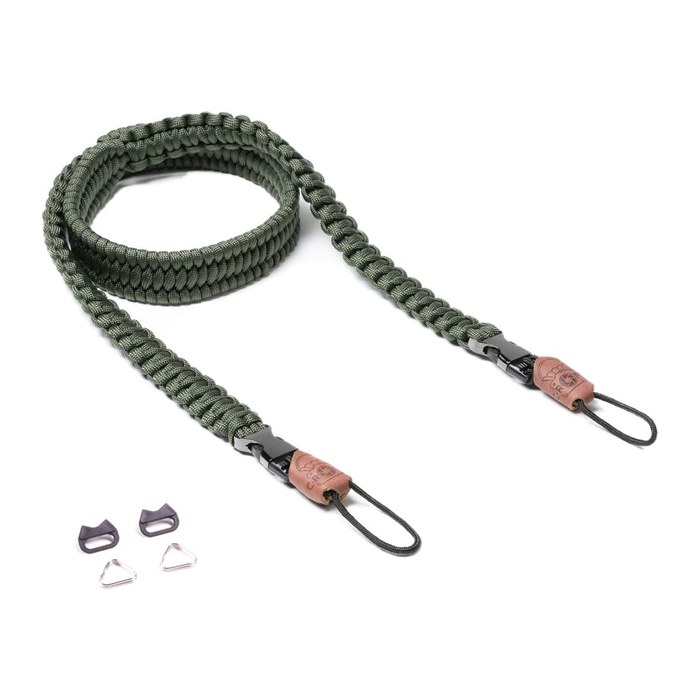 C-ROPE Kameragurt Traveler aus Paracord 100cm Military Olive retail