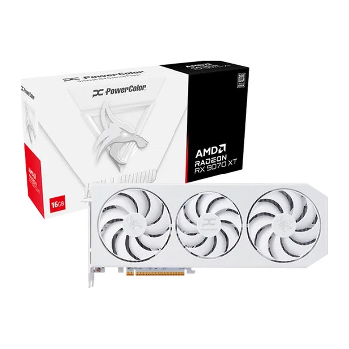 Powercolor Radeon RX9070XT Hellhound Spectral White OC 16GB