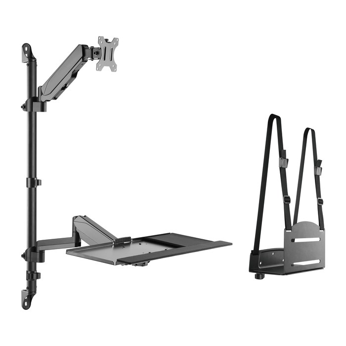 Equip Wandmontierte Workstation 17"-32"/1TFT 8Kg schwarz lite Retail