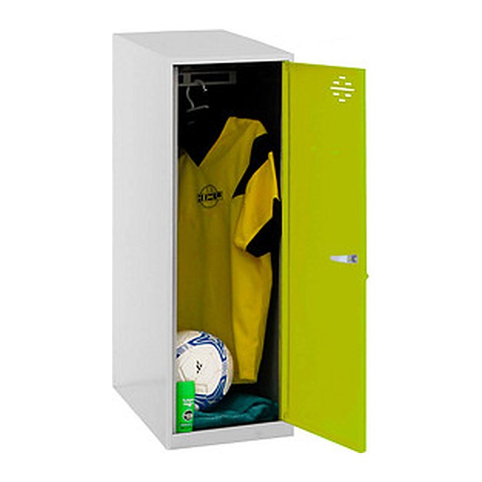 Simonrack Spind SIMONLOCKER DISM SINGLE grau, grün 8425437118029, 1 Schließfach 40,0 x 50,0 x 91,5 cm