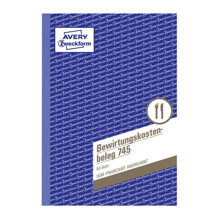 AVERY Zweckform Bewirtungskostenbeleg Formularbuch 745, 1 St.